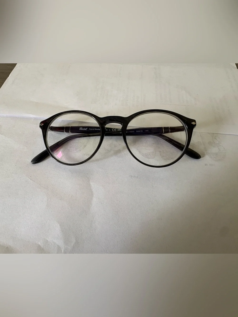 Persol PO3092-V 1020 Eyeglass Frames 50-19-145 Handmade in Italy